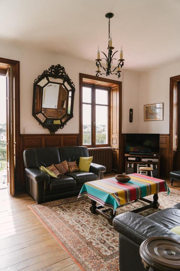 Maison De Maitre Piscine Vue Ocean - Bidart Zewnętrze zdjęcie